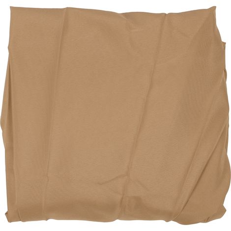 Toile de rechange imperméable pour parasol de jardin à 6 baleines, couleur café. (1/5)