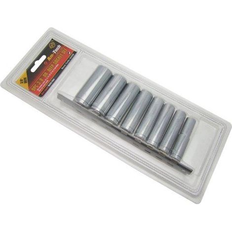 Am-Tech Ensemble de douilles longues 3/8" 9 pieces