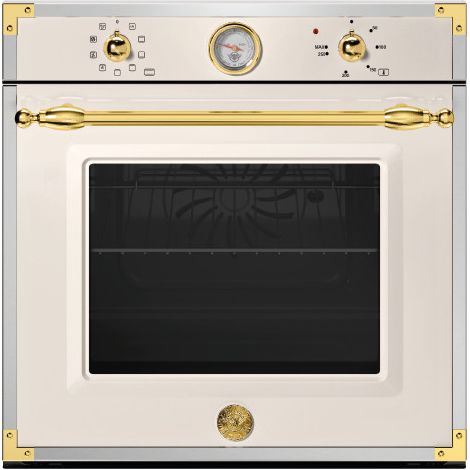 Bertazzoni F609HEREKTAG. Dimensione del forno: Largo, Tipo di forno: Forno elettrico, Capacità interna forno totale: 76 L. Posizionamento dell'apparecchio: Da incasso, Colore del prodotto: Beige, O... (1/3)