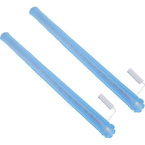 Ensemble de bâtons lumineux de camping pliables et gonflables, lumière LED blanche RGB pour le camping en extérieur (1/5)