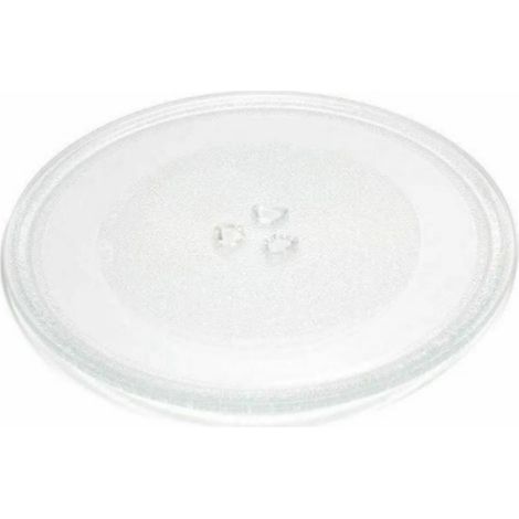 PIATTO VETRO MICROONDE FORNO DAEWOO BOSCH VARIE MARCHE 32,5CM 3 PUNTE CENTRALI