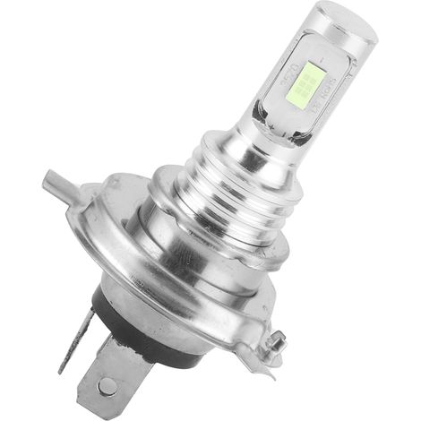 Ampoule LED H4 80W 12V 24V pour phare et antibrouillard auto moto, lumière bleu glacé 6000K, prise H4 incluse (1/5)