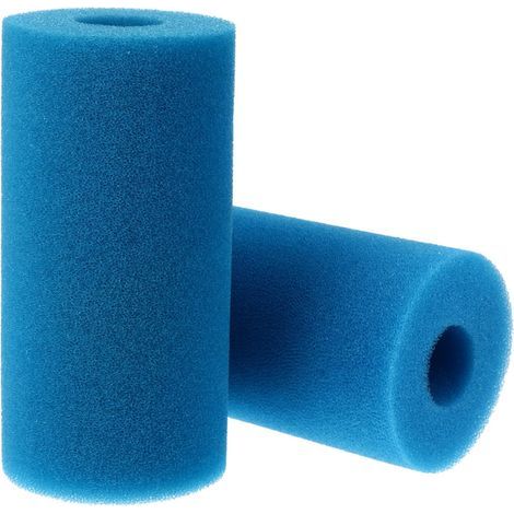 Lot de 2 éponges en coton pour filtre de piscine, pour le nettoyage de la mousse filtrante, du filtre de piscine, de la pompe de filtration de rechange et de la cartouche.-AquaForge