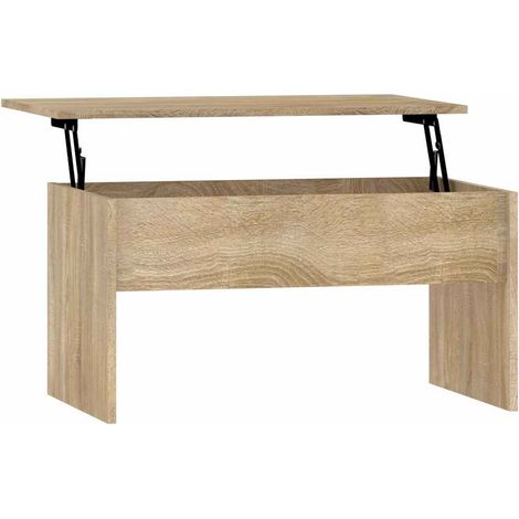 Maison Exclusive - Tavolino Salotto Rovere Sonoma 80x50,5x41,5cm Legno Multistrato (1/5)