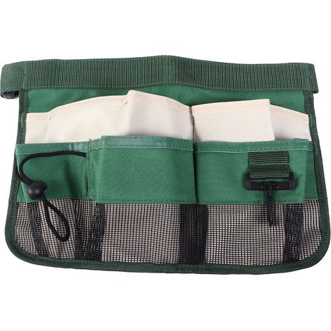 Tablier De Jardin En Tissu Oxford 600d Avec Poches Multiples Pour Électriciens Et Artisans Vert (1/5)