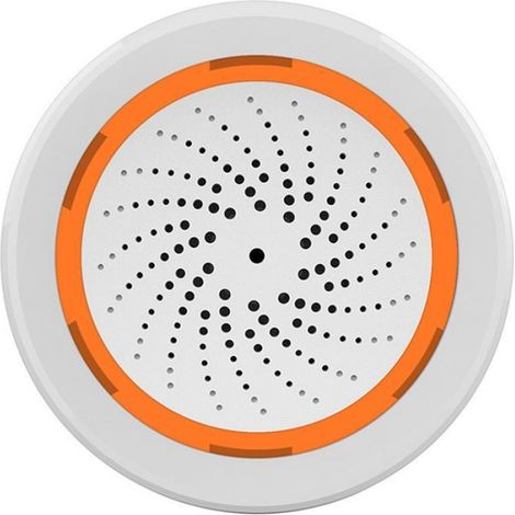 Capteur de Son et de LumièRe ZigBee NEO 90DB Capteur D'Alarme de SirèNe IntéGré Tuya Smart Life (1/5)