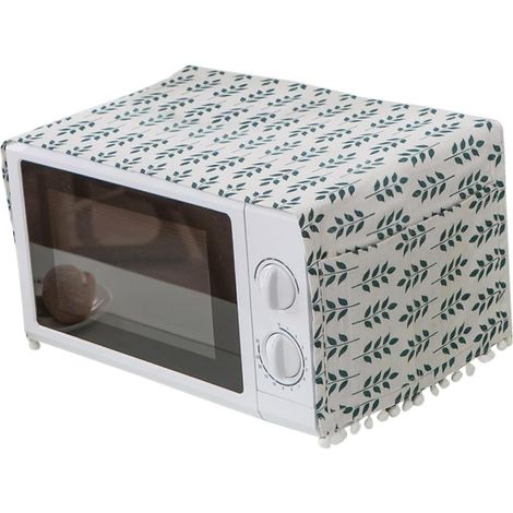Sollbry Couvercle de protection micro-ondes serviette hotte de four à micro-ondes couvercle du four couvertures anti-poussière cache-poussière pour four à micro-ondes Green (1/5)