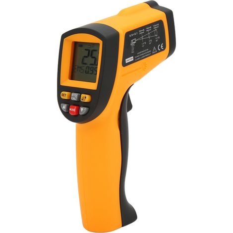 Thermomètre infrarouge sans contact XRCLIF-700 -50-750 °C - Thermomètre industriel adapté à la cuisson et à la réfrigération (1/5)
