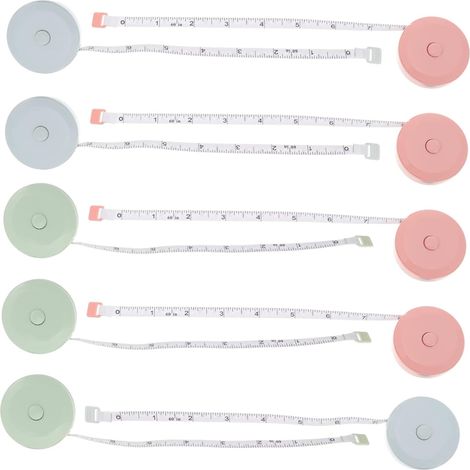 Mètre Ruban Rétractable Automatique 10 Pièces 1 5 M Mesure Du De Pour La Maison Et Le Bureau Aléatoire