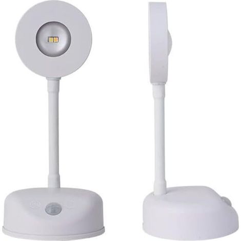 Télécommande à détecteur de mouvement, 3 températures de couleur, rechargeable, intensité variable, facile à installer (blanc)