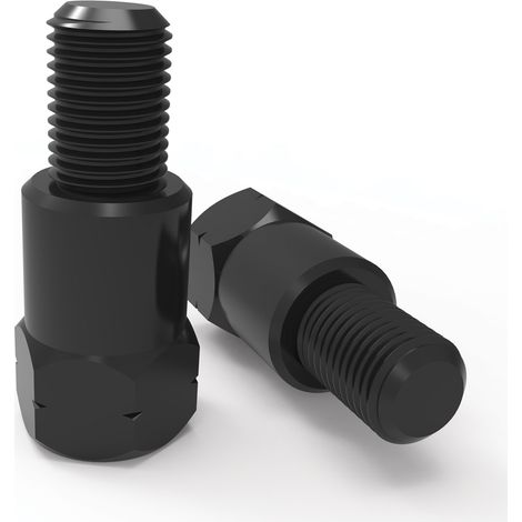 Adaptador universal para espejo Oxford de 10 mm con rosca izquierda/derecha (2 piezas)