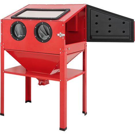 vidaXL Cabina di Sabbiatura 226 L 125 PSI Acciaio laminato a freddo (1/5)