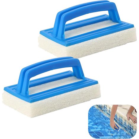 Brosse éponge pour piscines, pour les parois, le fond, les marches et les carreaux, pour une utilisation manuelle dans les spas, les bassins, les fontaines et les baignoires.-AquaForge (1/5)