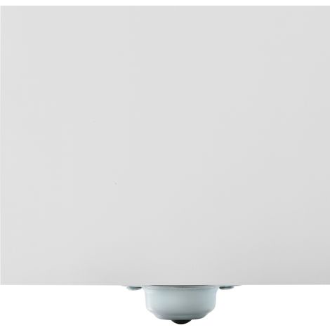 DYHOME Coiffeuse avec table d'appoint, 6 tiroirs, poignées dorées, plateau pivotant (180°), finition laquée, motif floral, coins arrondis pour plus de sécurité, couleur blanche (miroir et tabouret non (1/5)