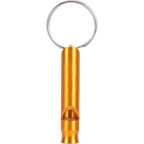 Sifflet à ultrasons Portable en alliage d'aluminium, outil d'entraînement pour oiseaux et Pigeons, fournitures pour oiseaux Orange (1/5)