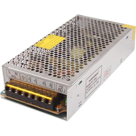 Ac 220v Dc 5v Alimentatore 20A 100W Stabilizzato Switching Trimmer