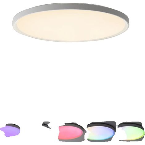 Lámpara de techo, control inteligente, iluminación RGB personalizable, 47 W (1/2)