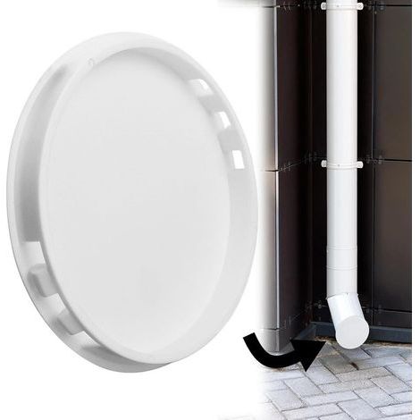 100-mm-Kunststoffrohr-Endkappe, 100-mm-Abwasserrohr-Endkappe, PVC-Rohrkappe für Rohre mit 100 mm Durchmesser (1/5)