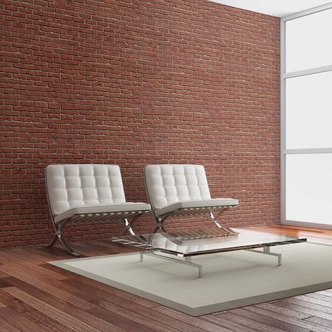 Papier peint conception simple en brique - 400 x 309 cm (1/4)