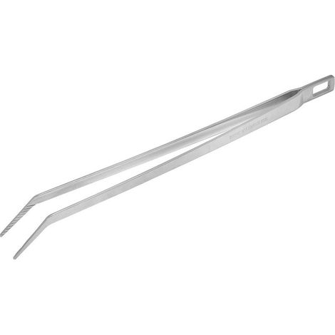 Edelstahl-Zange 30 cm, silberfarben, praktisch und langlebig