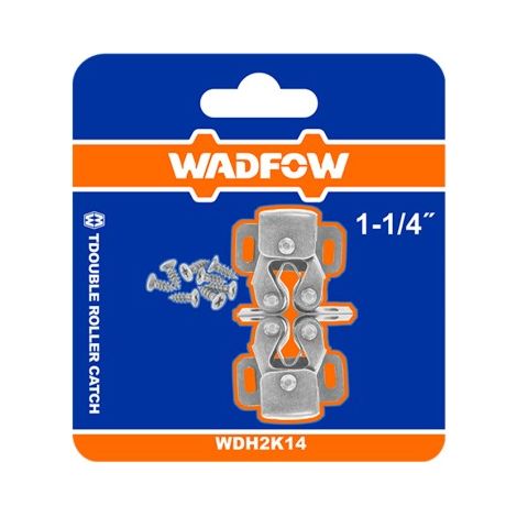 Chiusura a doppio rullo WADFOW - Acciaio zincato, 1-1/4", 0,6 mm di spessore, con elementi di fissaggio (1/4)