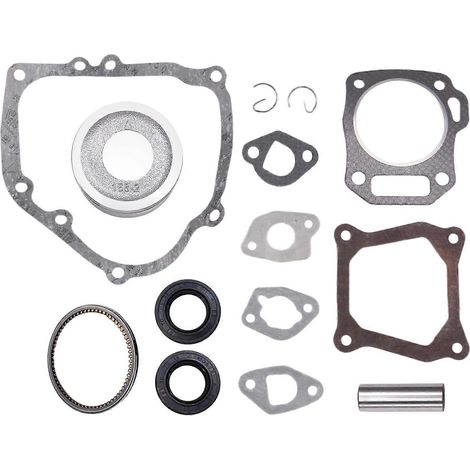Kit de reconstruction de segments de piston 68 mm, joint et joint d'huile, compatible avec les générateurs 4 temps Honda GX160, GX200 et 168F de 5,5/6,5 CV (2-3,5 kW). (1/5)