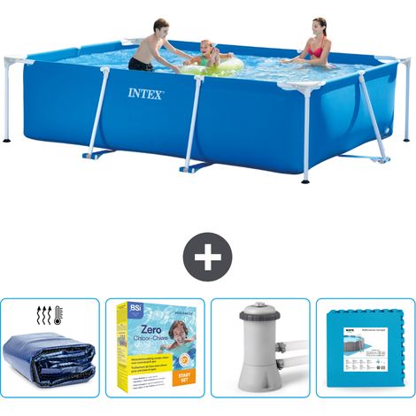 Rechteckiger Frame Pool - 300x200x75 cm - 5-teilig SCB9 (1/5)