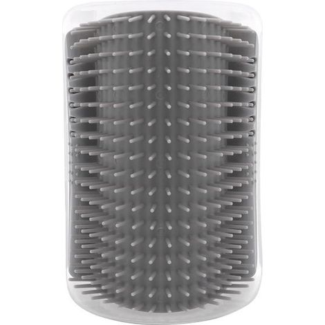 1 pièce Griffoir pour chat, brosse de massage d'angle, fixation murale ou sur meuble, collecte des poils (1/5)
