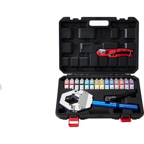 Prensa hidráulica para mangueras, diseño manual, rango de engaste de 5/16" a 5/8", Snap-On de 7 días. (1/2)