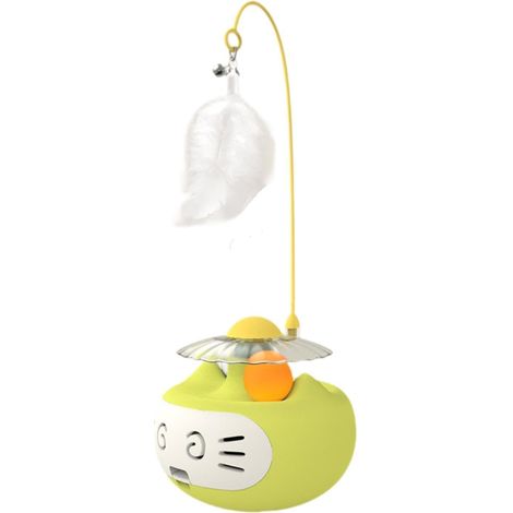 Jouet interactif pour chat Cat Wobbler — Canne à pêche à jouer toute seule — Vertvert (1/5)