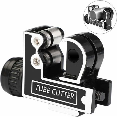 DEESSE SHOP - Mini coupe-tube 3-28mm Machine de découpe miniature pour tubes en cuivre, laiton, PVC, plastique et aluminium (1/5)
