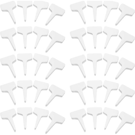 1000 pièces jardin Labels Gardening plante Classification Sorting Sign Tag Ticket plastique Writing assiette Board blanc (1/5)
