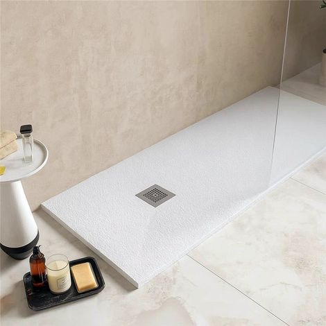 Exagonshop Piatto Doccia 80x140 Desio effetto pietra in