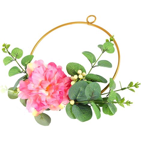 Künstlicher Blumenkranz, Brautjungfern-Handgirlande, Wand-, Innen- und Deckendekoration (SPH5638) (1/5)