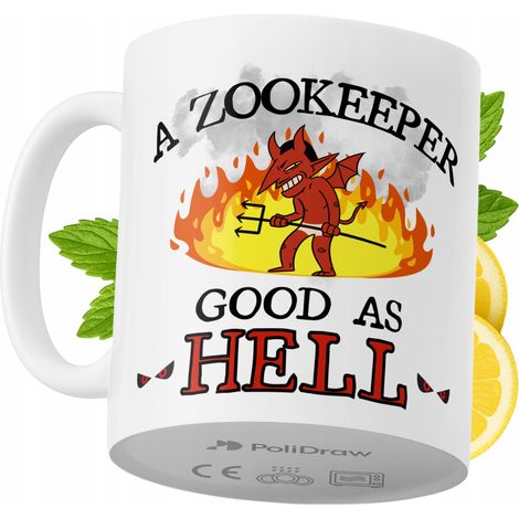 Lustige Tasse für Tierpfleger – Kaffee- oder Teetasse mit witzigem Textdesign – ideal für Geburtstage, Namenstage, Feiertage und besondere Anlässe. Hochwertige Tasse für Zuhause, Büro und Arbeit. Farb