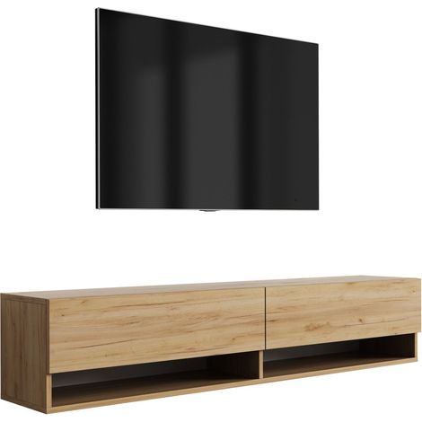 Meuble TV : Chêne Craft, 170 × 32 × 34 cm (1/5)