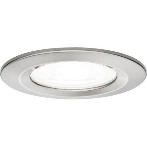 Paulmann LED Lámpara de Techo aluminio foco empotrado