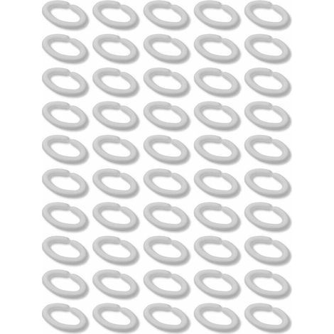 Lot de 50 anneaux anti-picage 10x15mm – Pour jeunes volailles – Non douloureux et sans gêne pour la croissance – Accessoire poulailler (1/2)