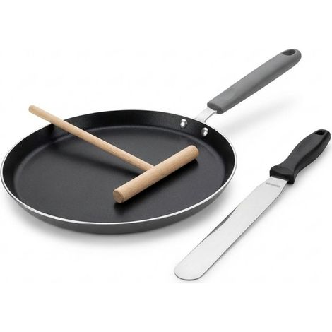 Set chandeleur crêpière 26 cm et 2 ustensiles Elo Ducato (1/5)