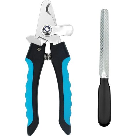 Coupe Ongles Chien, Coupe Griffes Chat, Pince à Griffes avec Entretoise, Chien Toilettage Coupe Ongles pour Animaux De Compagnie avec Lime à Ongles, pour Grands Moyens et Petits Chien Chat