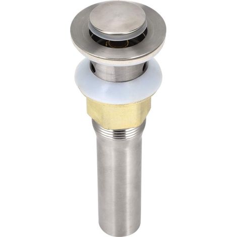 Bouchon vidange évier anti-obstruction – type B (panier acier inoxydable) – cuisine / salle bain / hôtel / restaurant (1/5)