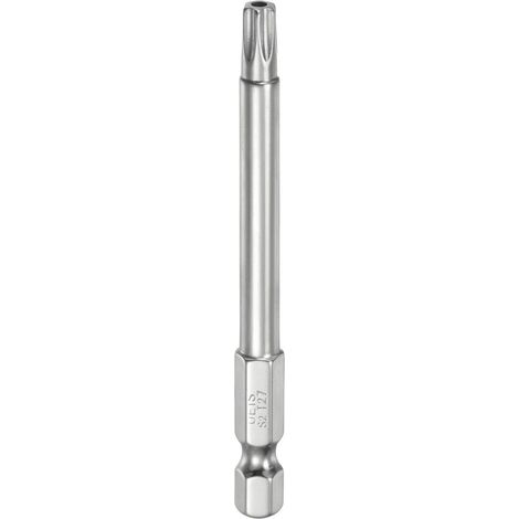 T27 Embout de Sécurité Torx 1/4" Tige Hexagonale Acier S2 (1/5)