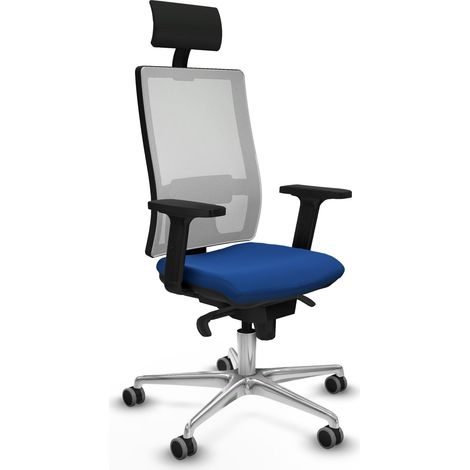Silla piqueras y crespo Horna negro reposabrazos ajustables respaldo alto (1/5)