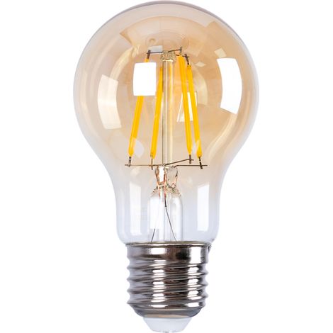 Bombilla LED E27 Vintage Gold Filamento- 4W - 2200K - Blanco Cálido