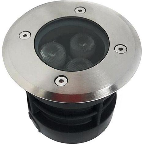 Faretto Segnapassi Da Terra Calpestabile Led Luce Calda 3 Watt Giardino Ip67
