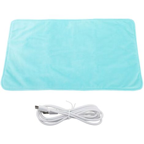 Couverture chauffante électrique en graphène, coussin à température constante, chauffant par USB, vert (1/5)