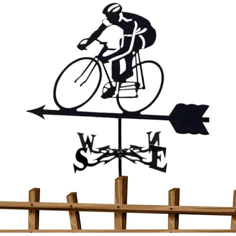 Girouettes pour cour – Girouette pour cyclistes – Indicateur de direction – Outils de mesure – Décoration pour toit, cour, patio, cour, pelouse, ferme, clôture, garage (1/5)