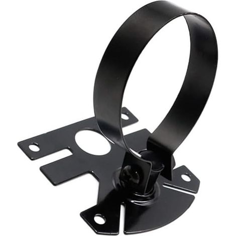Applicabile 1 pezzo Staffa di montaggio per indicatore a foro singolo 2" 52mm Supporto regolabile per indicatore/strumento Staffa girevole per auto