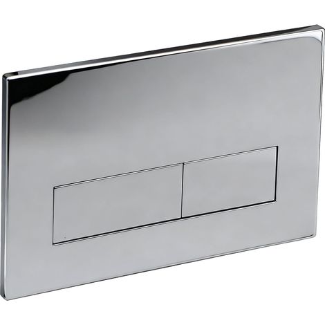 Toilet control plate for Sigma01 20 30, Chrome (1/5)