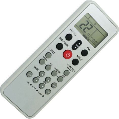 Telecomando per condizionatore Toshiba – Schermo LCD – Basso consumo energetico – Semplice da usare, non richiede programmazione -Crezuo
